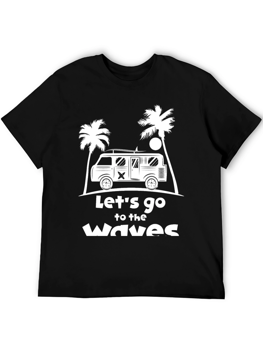 Lets Go to the Waves Graphic T-Shirt