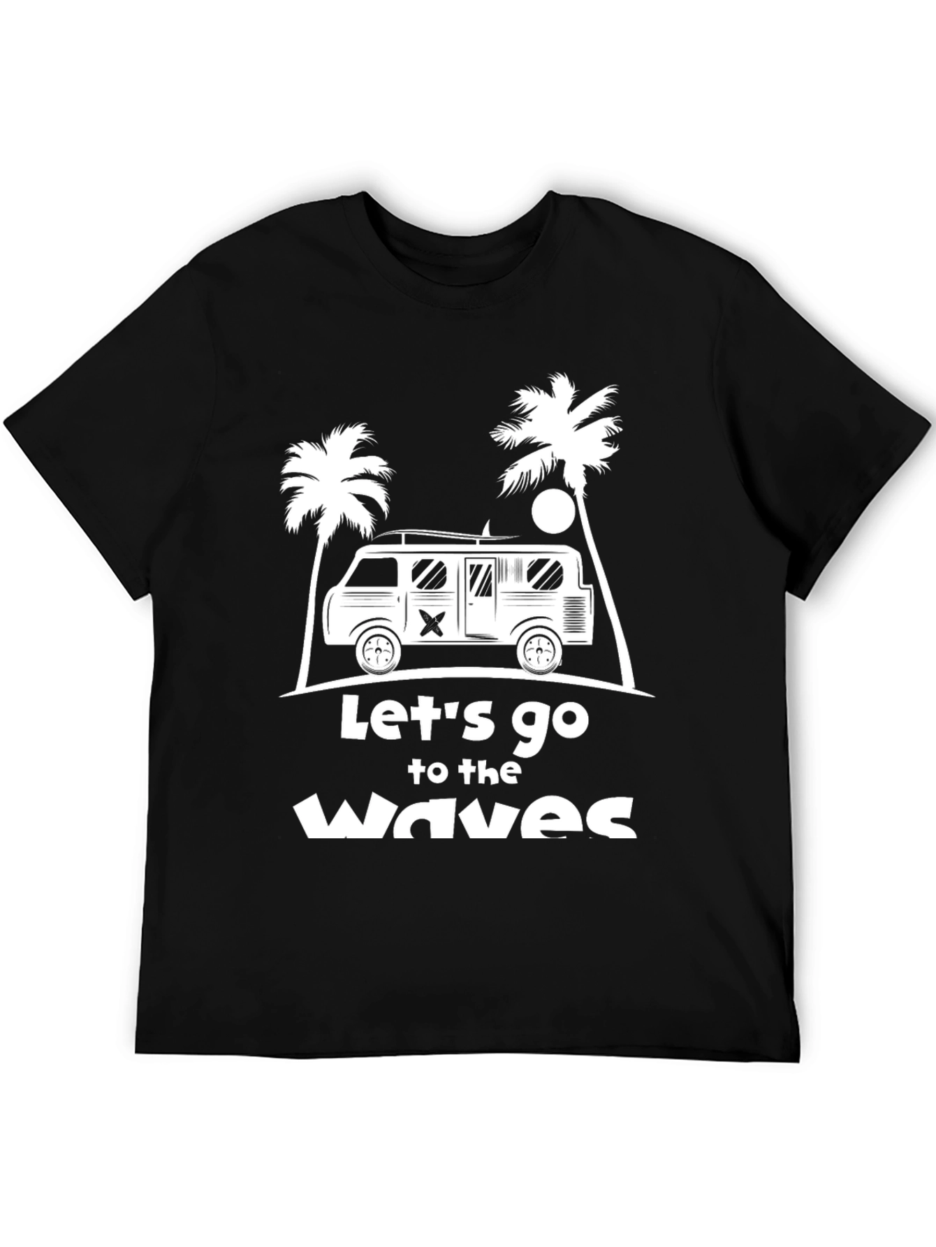 Lets Go to the Waves Graphic T-Shirt