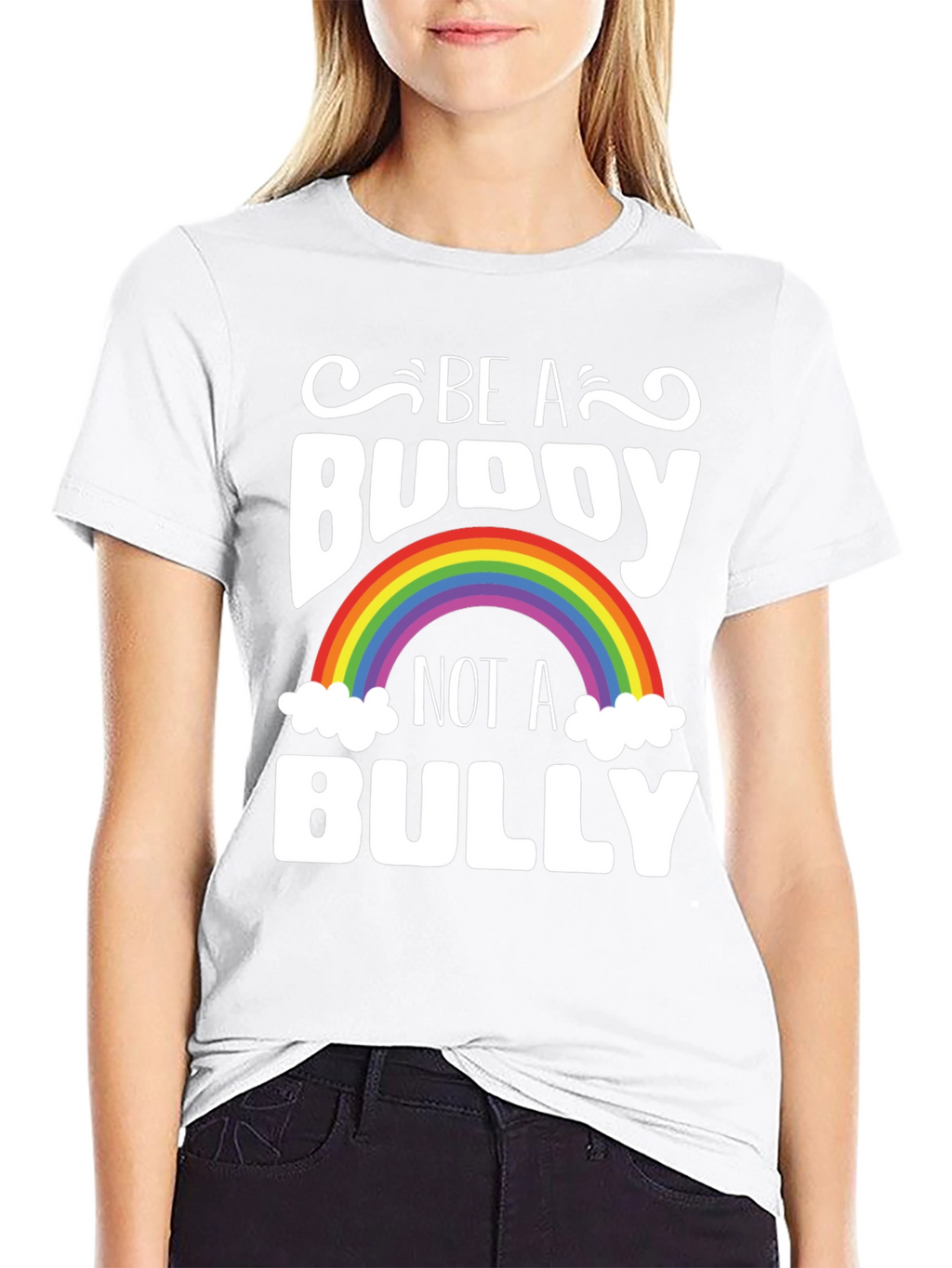 Be A Buddy Not A Bully Rainbow T-Shirt
