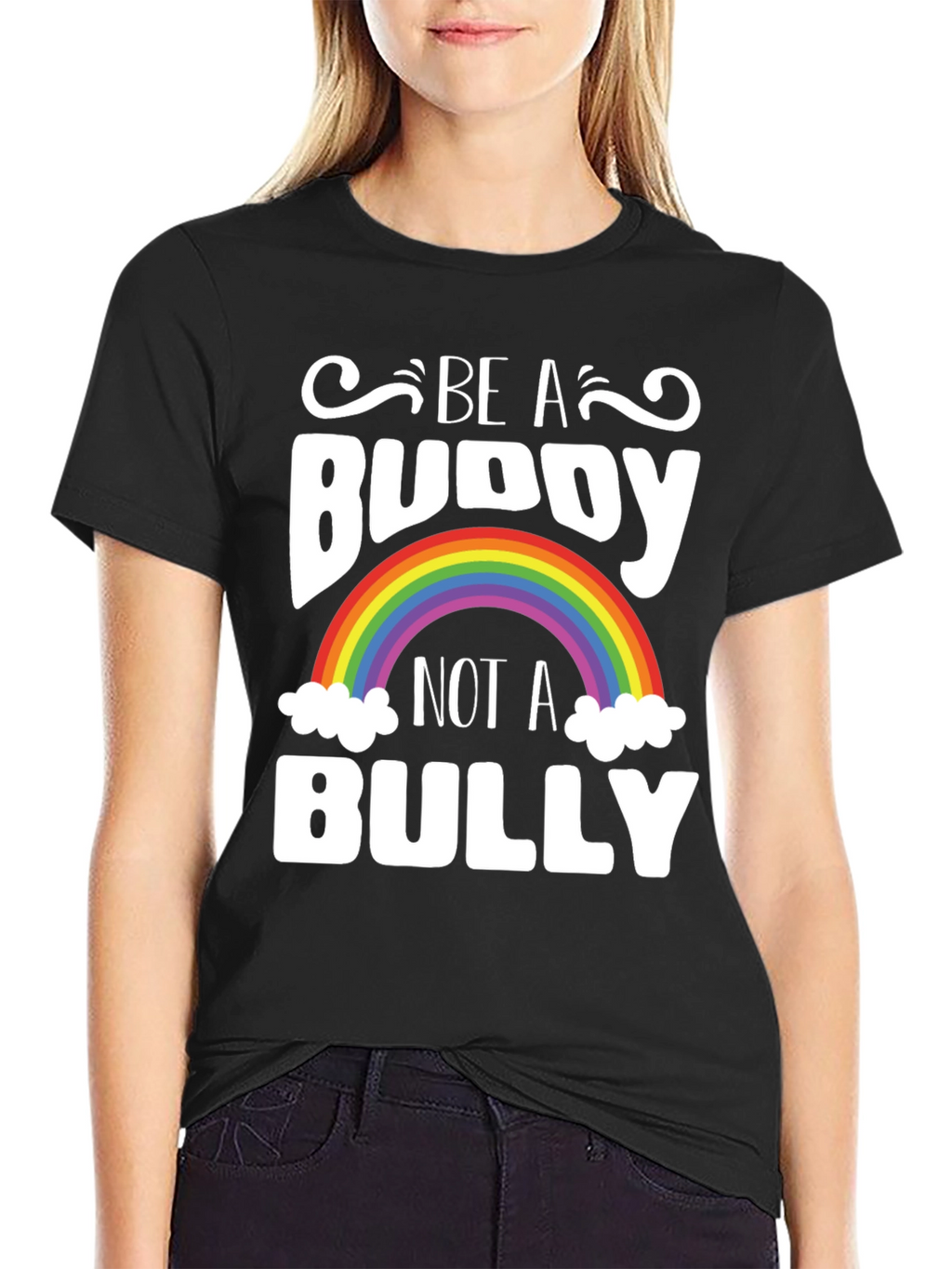 Be A Buddy Not A Bully Rainbow T-Shirt