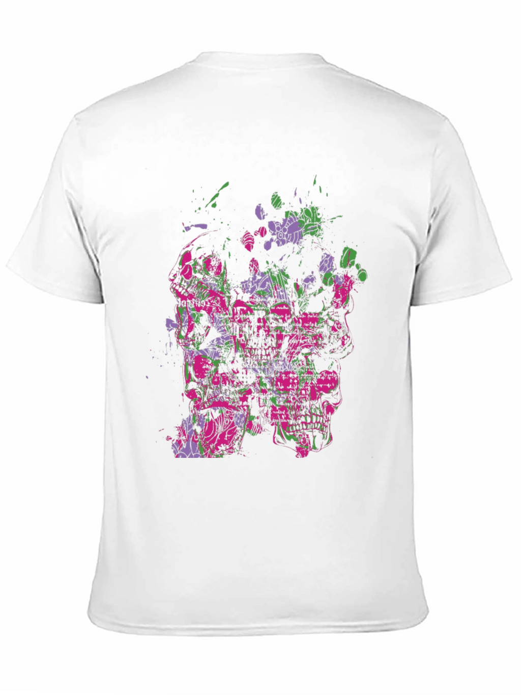 Edgy Skull Graphic Black T-Shirt