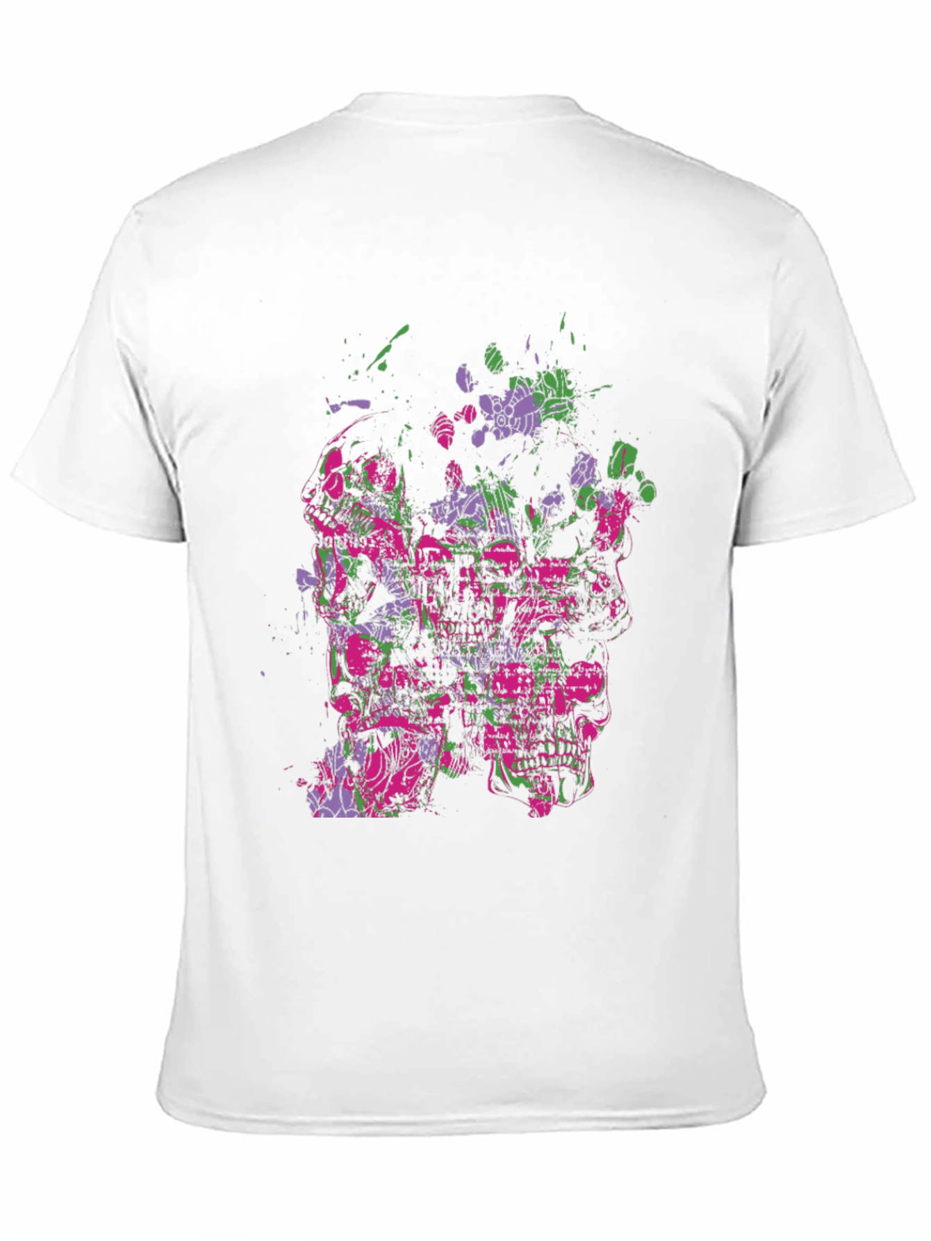 Edgy Skull Graphic Black T-Shirt