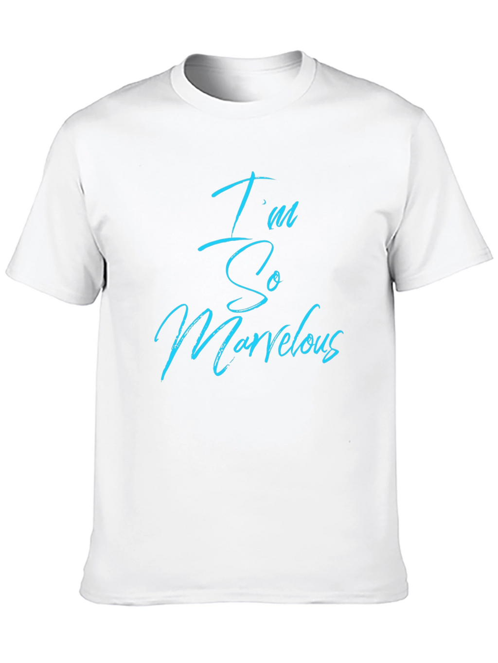 Im So Marvelous Black Crewneck T-Shirt