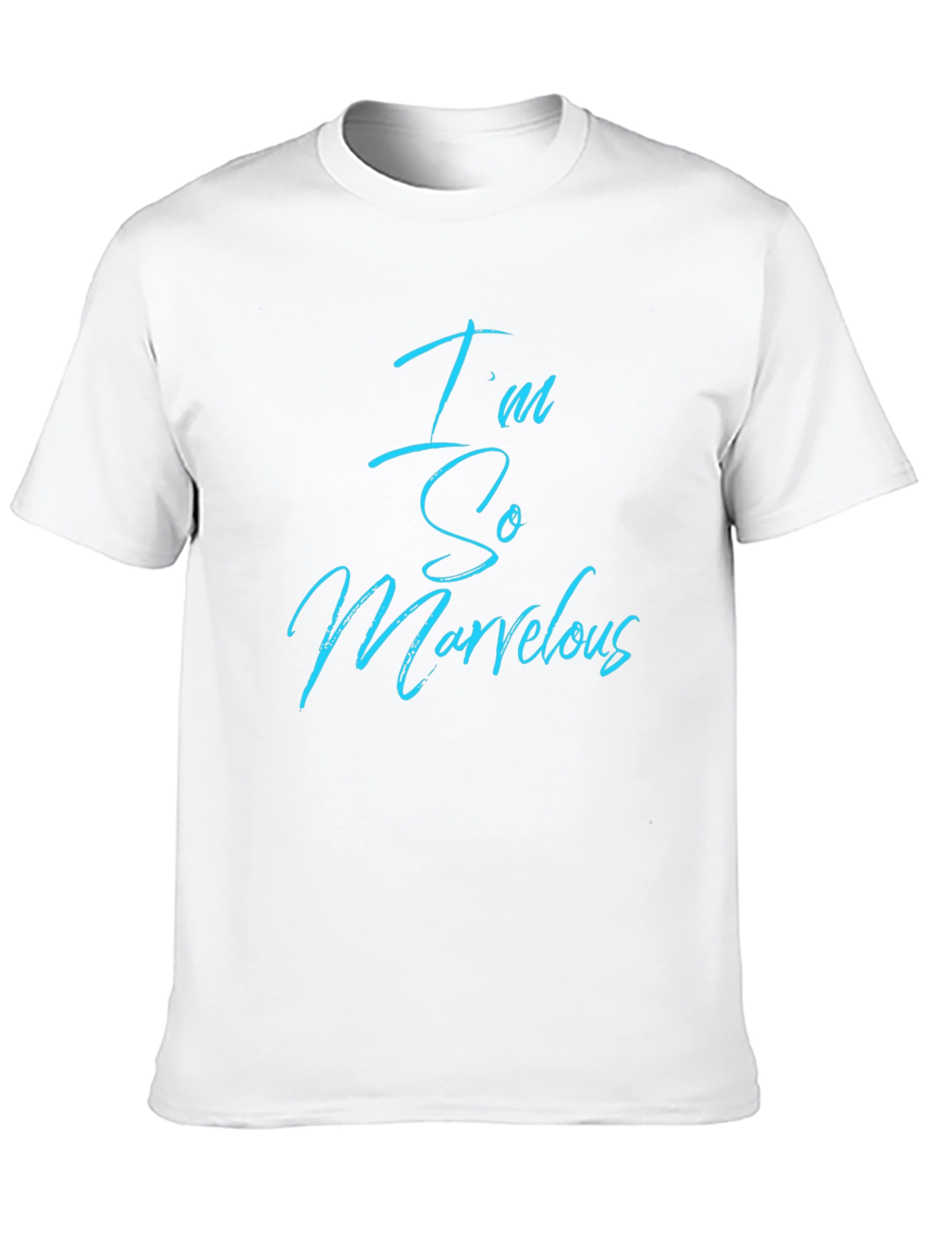 Im So Marvelous Black Crewneck T-Shirt