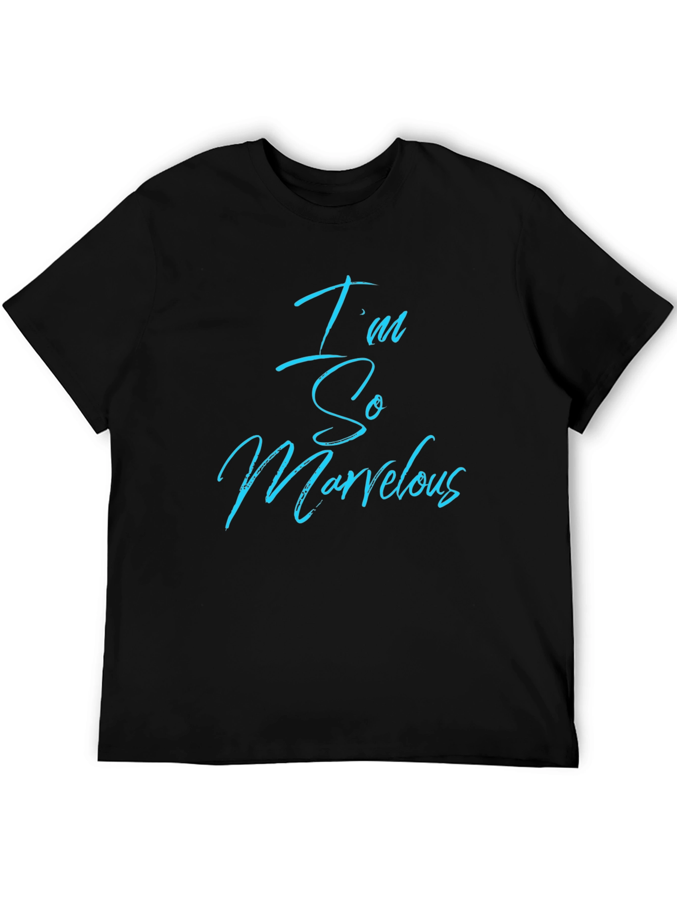 Im So Marvelous Black Crewneck T-Shirt