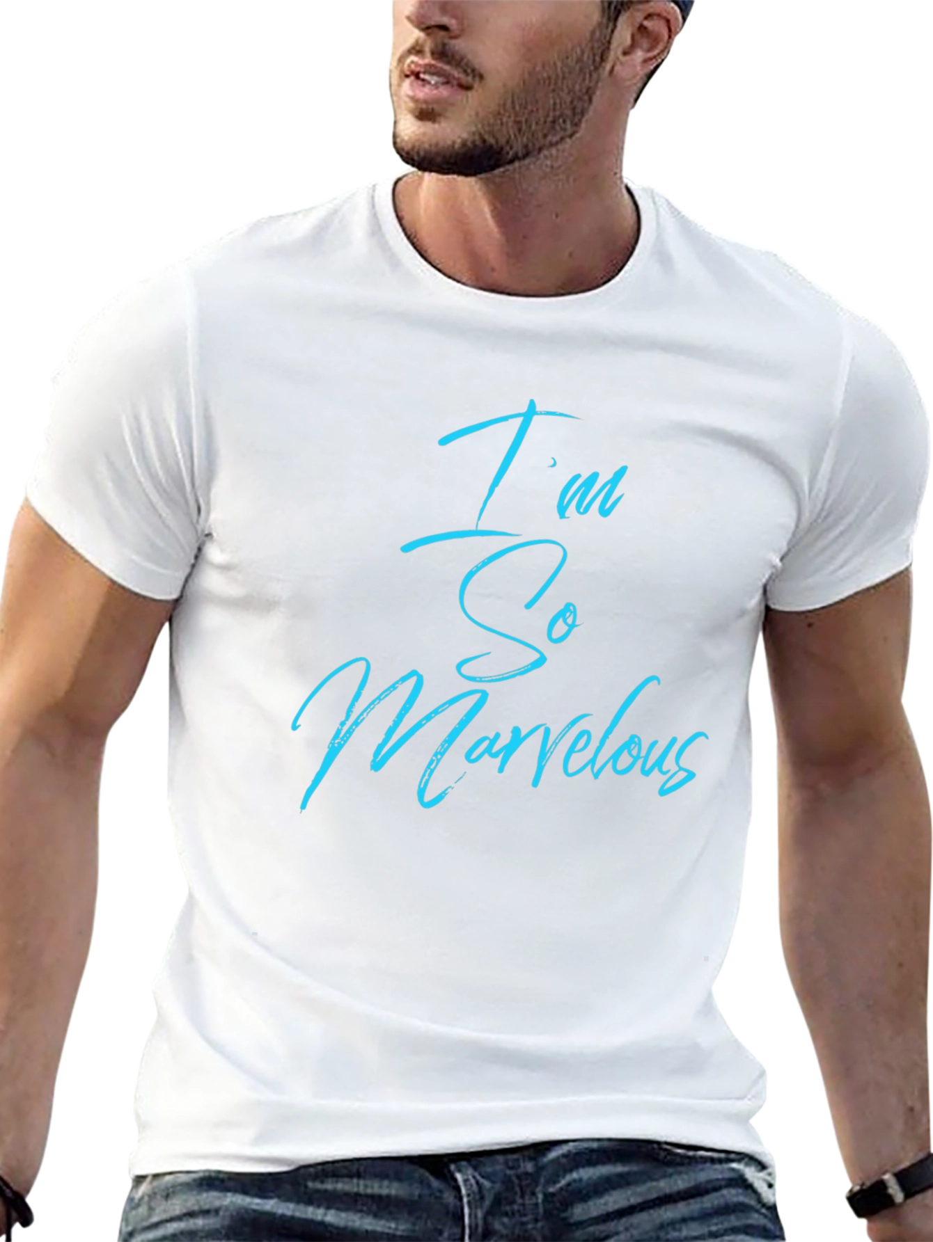 Im So Marvelous Black Crewneck T-Shirt