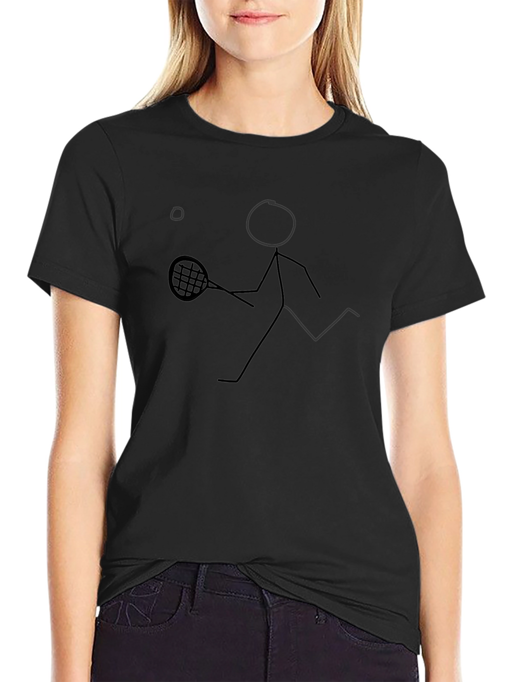 Tennis Player Graphic Tee