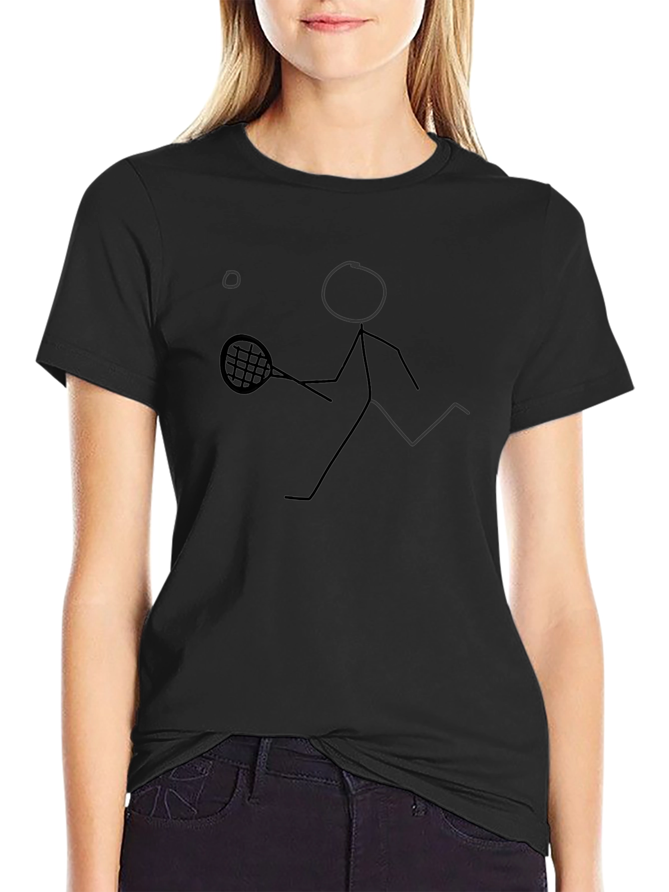 Tennis Player Graphic Tee