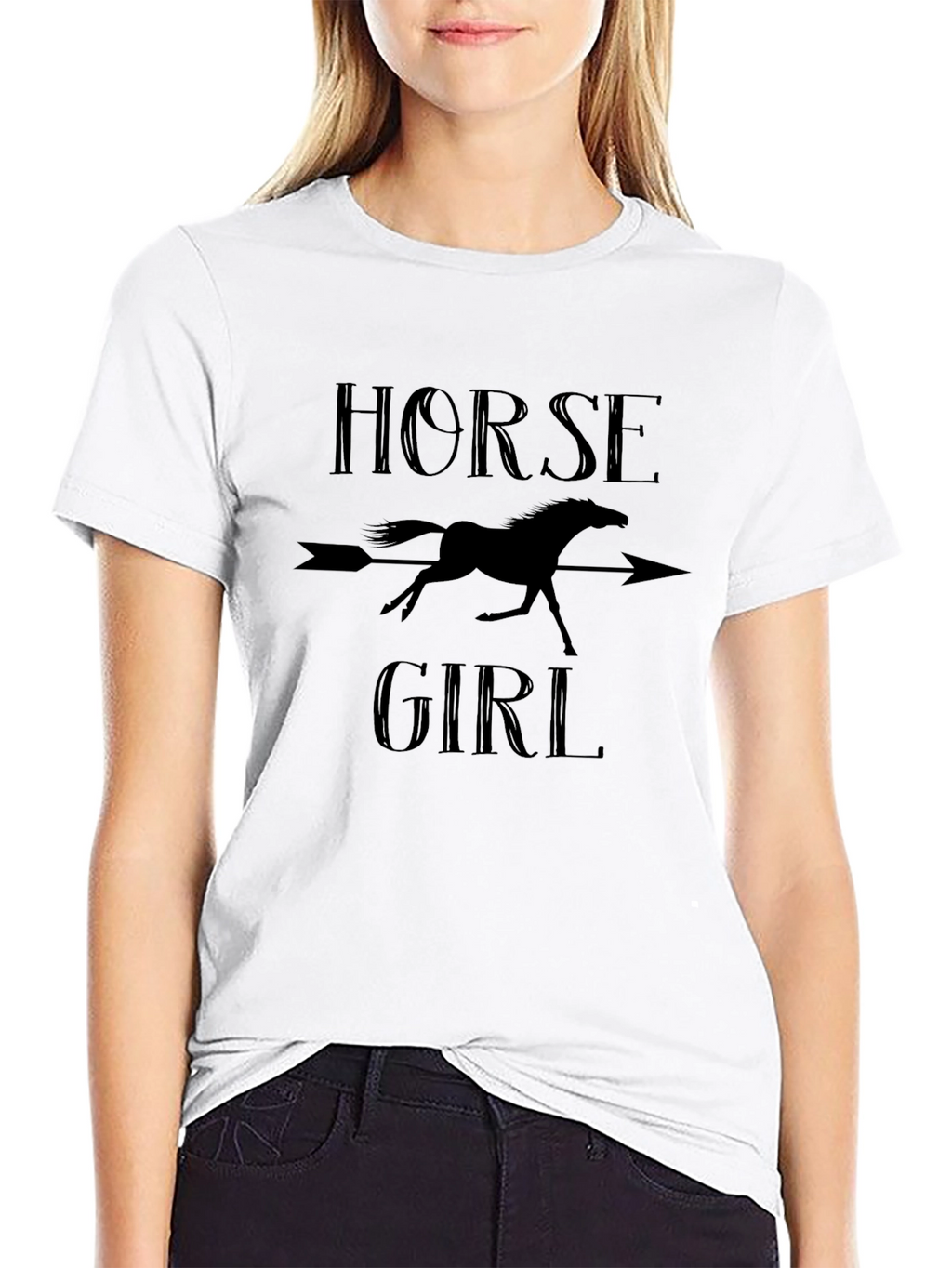 Horse Girl Arrow T-Shirt - Equestrian Tee