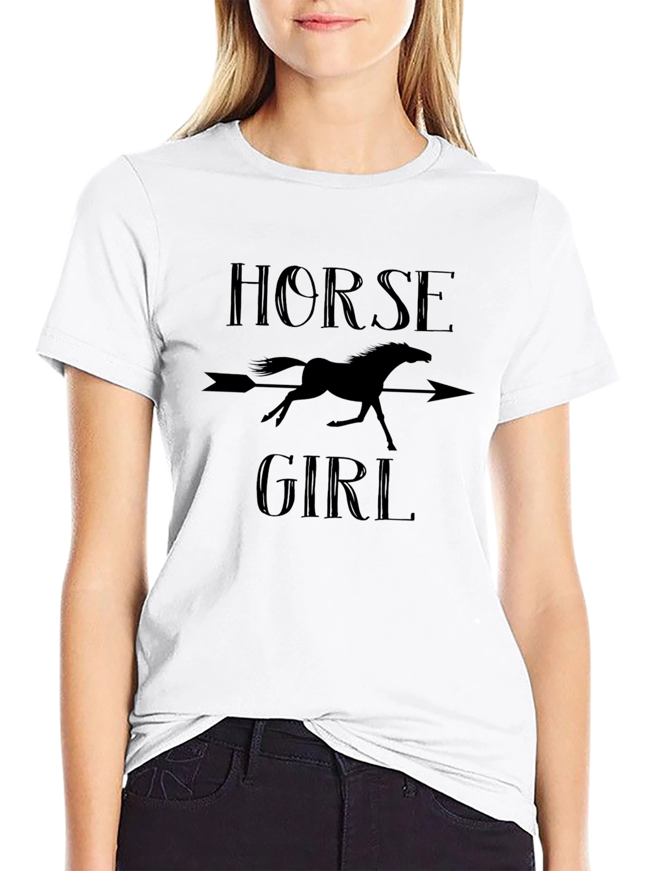 Horse Girl Arrow T-Shirt - Equestrian Tee