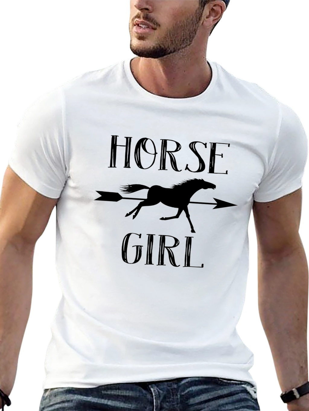 Horse Girl Arrow T-Shirt - Equestrian Tee