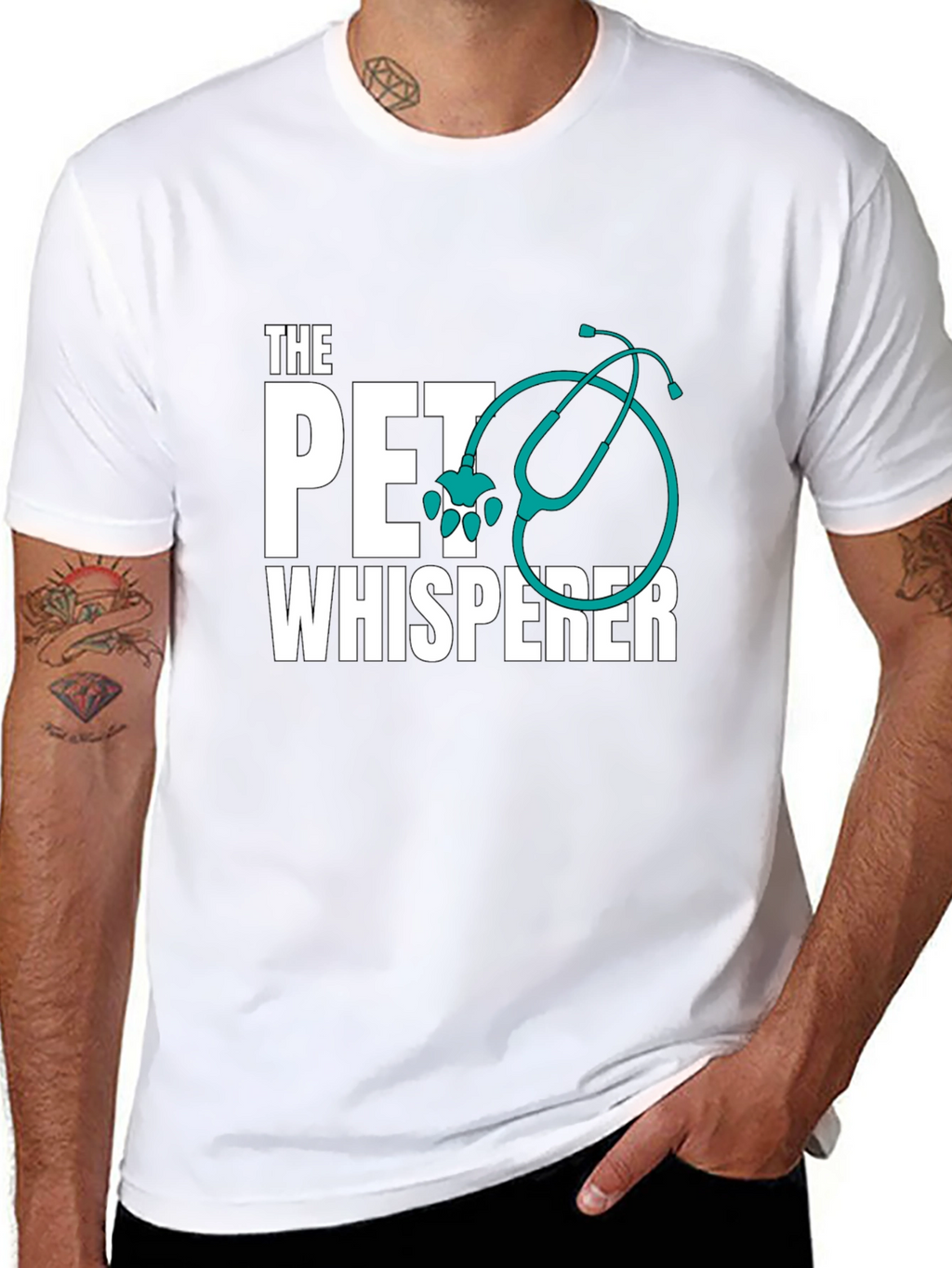 Pet Whisperer Graphic T-Shirt - Veterinarian Tee