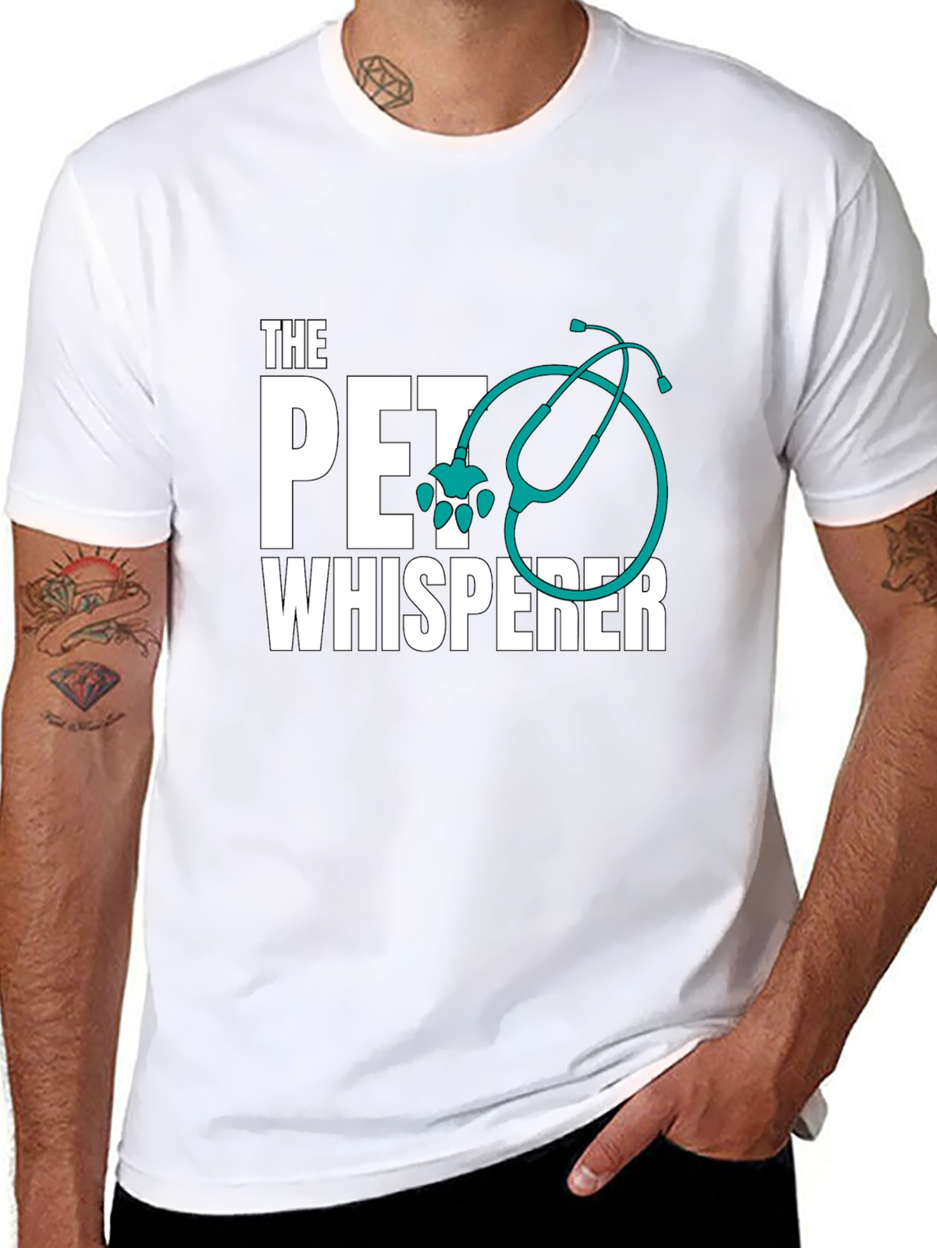 Pet Whisperer Graphic T-Shirt - Veterinarian Tee