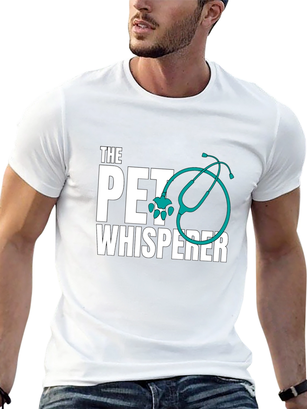 Pet Whisperer Graphic T-Shirt - Veterinarian Tee