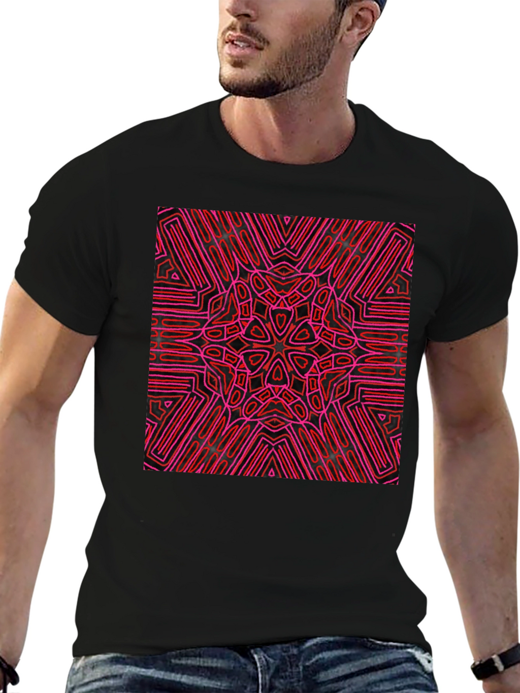 Abstract Geometric T-Shirt