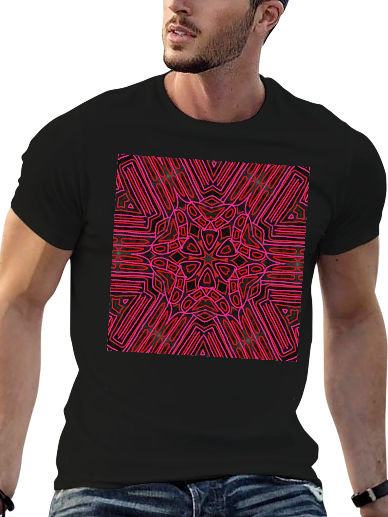 Abstract Geometric T-Shirt