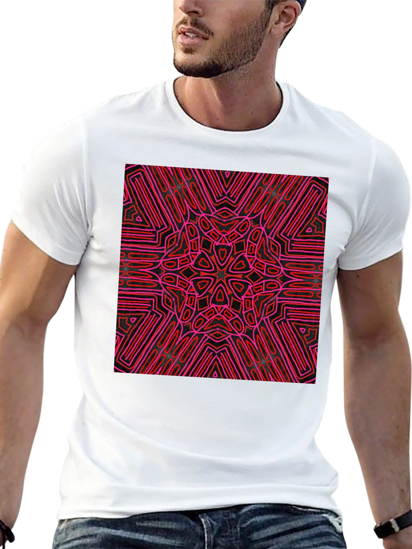 Abstract Geometric T-Shirt