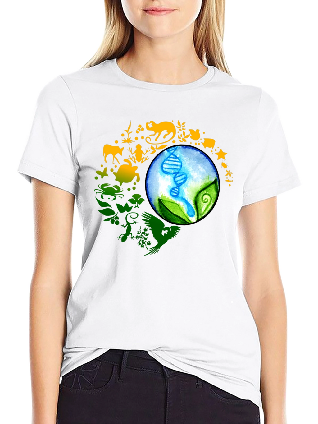 Natures Harmony Black T-Shirt