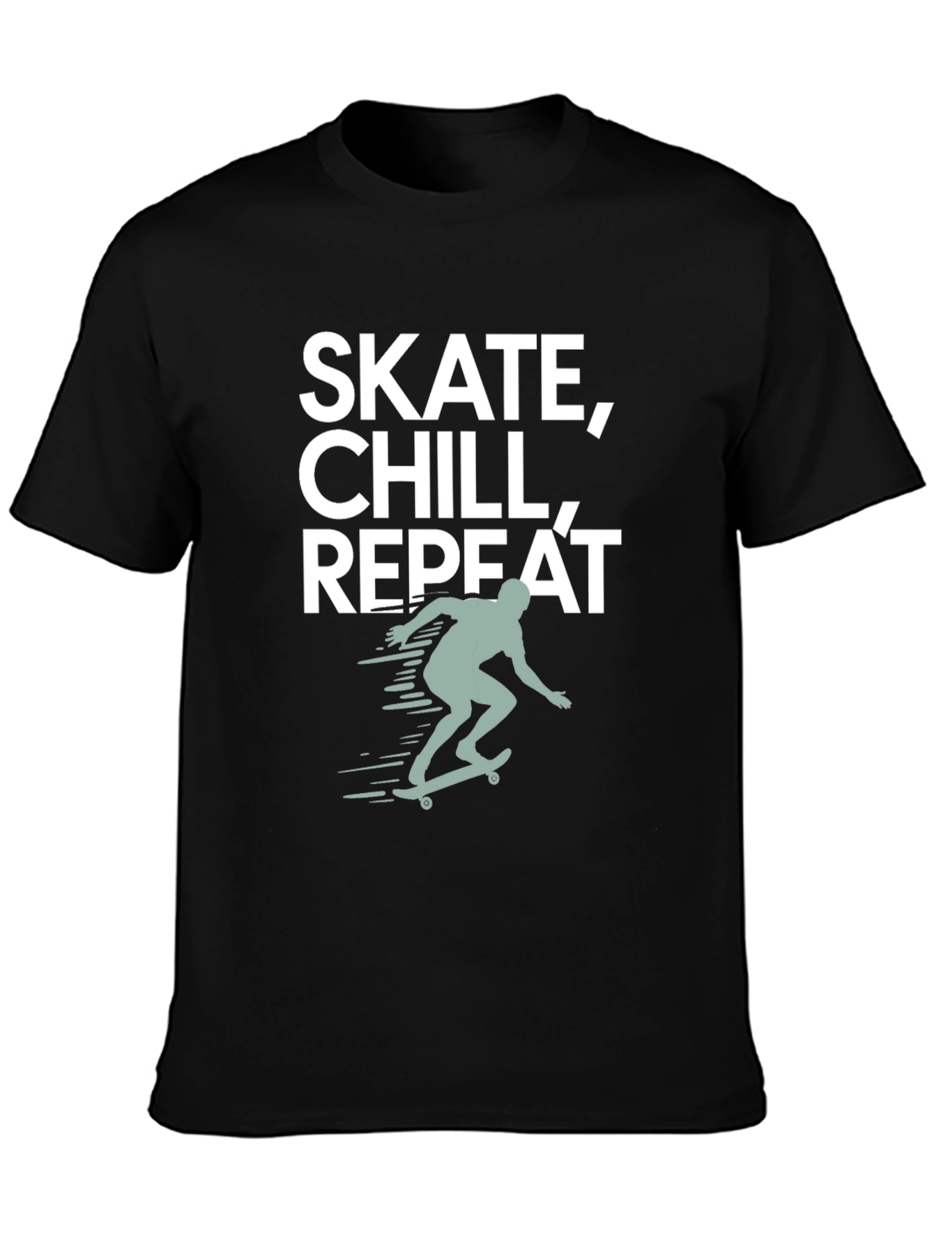 Skate Chill Repeat Graphic Tee