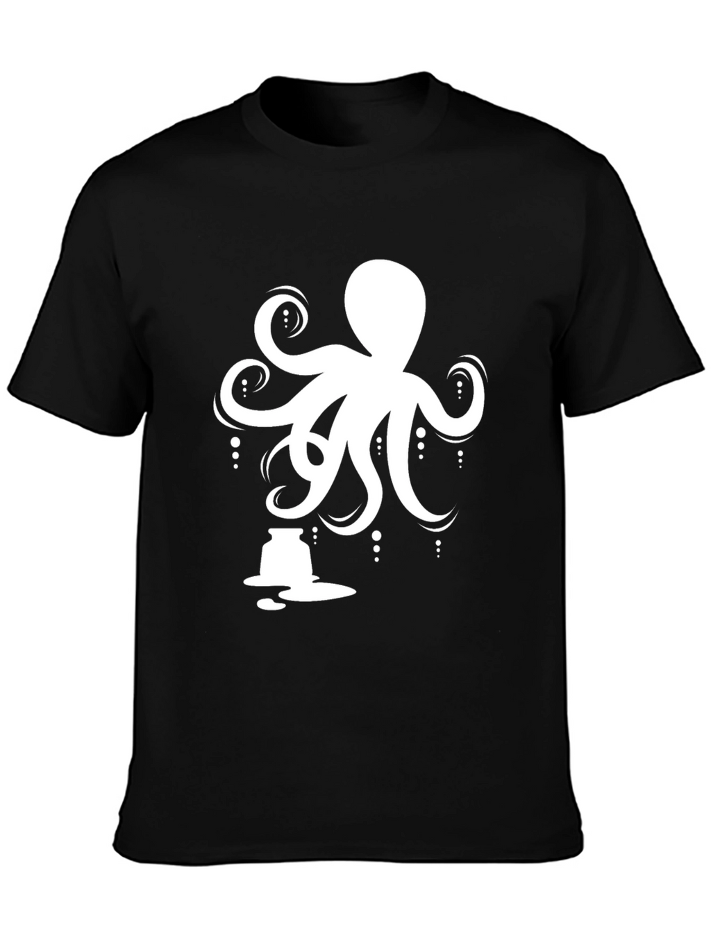 Octopus Ink Graphic Tee - Sea Life Shirt