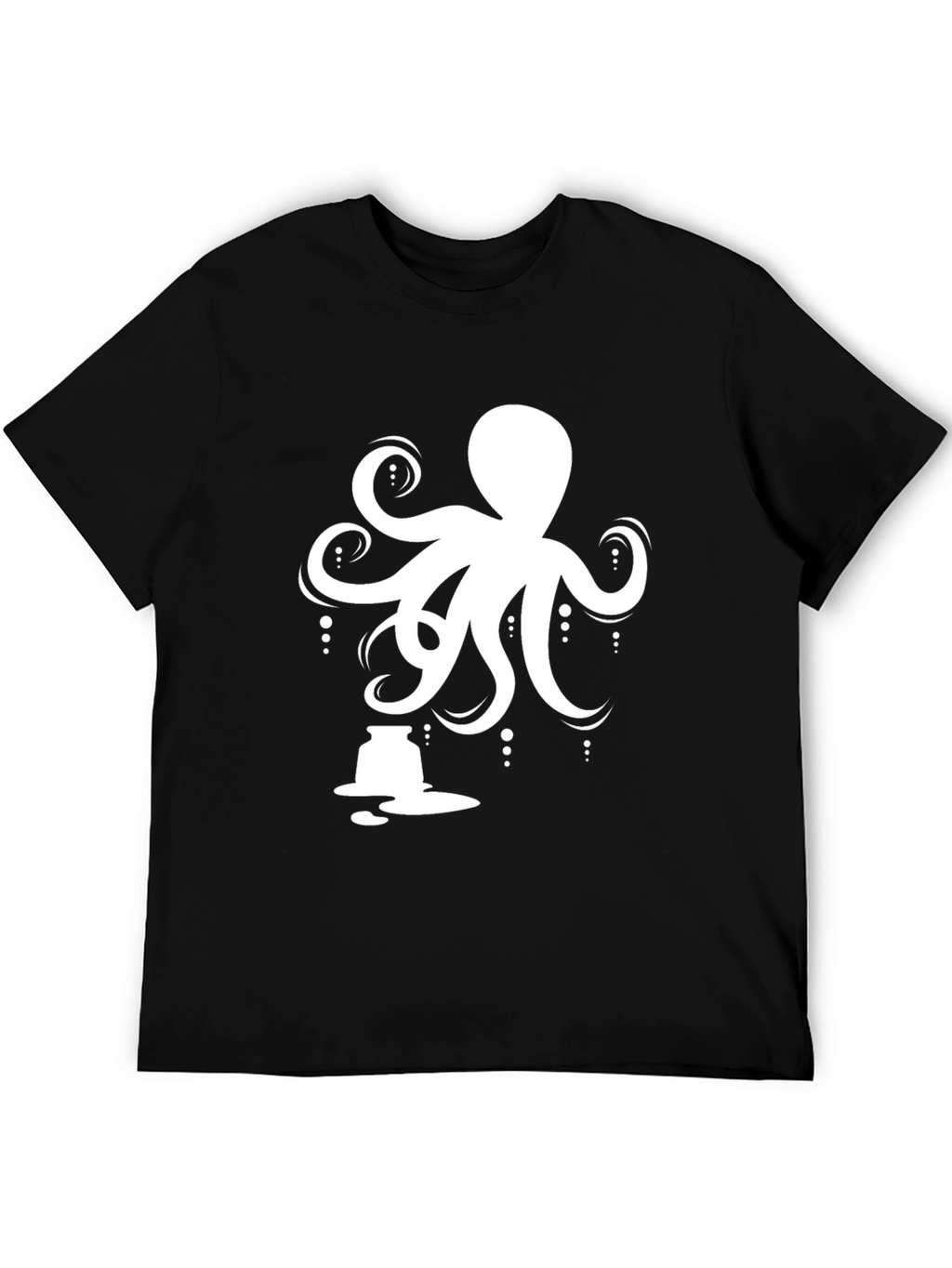 Octopus Ink Graphic Tee - Sea Life Shirt