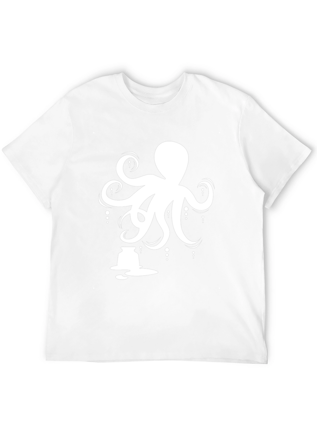 Octopus Ink Graphic Tee - Sea Life Shirt