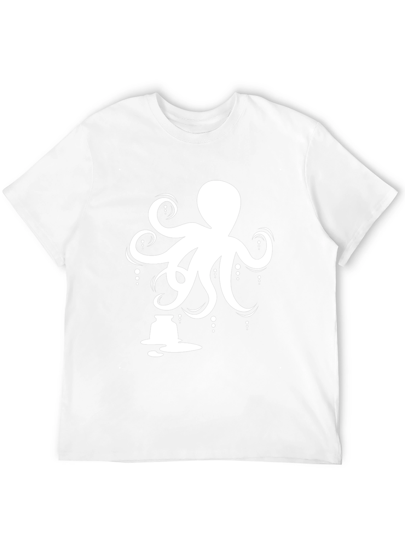 Octopus Ink Graphic Tee - Sea Life Shirt