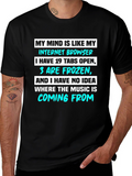 Funny Internet Browser T-Shirt - 19 Tabs Open!