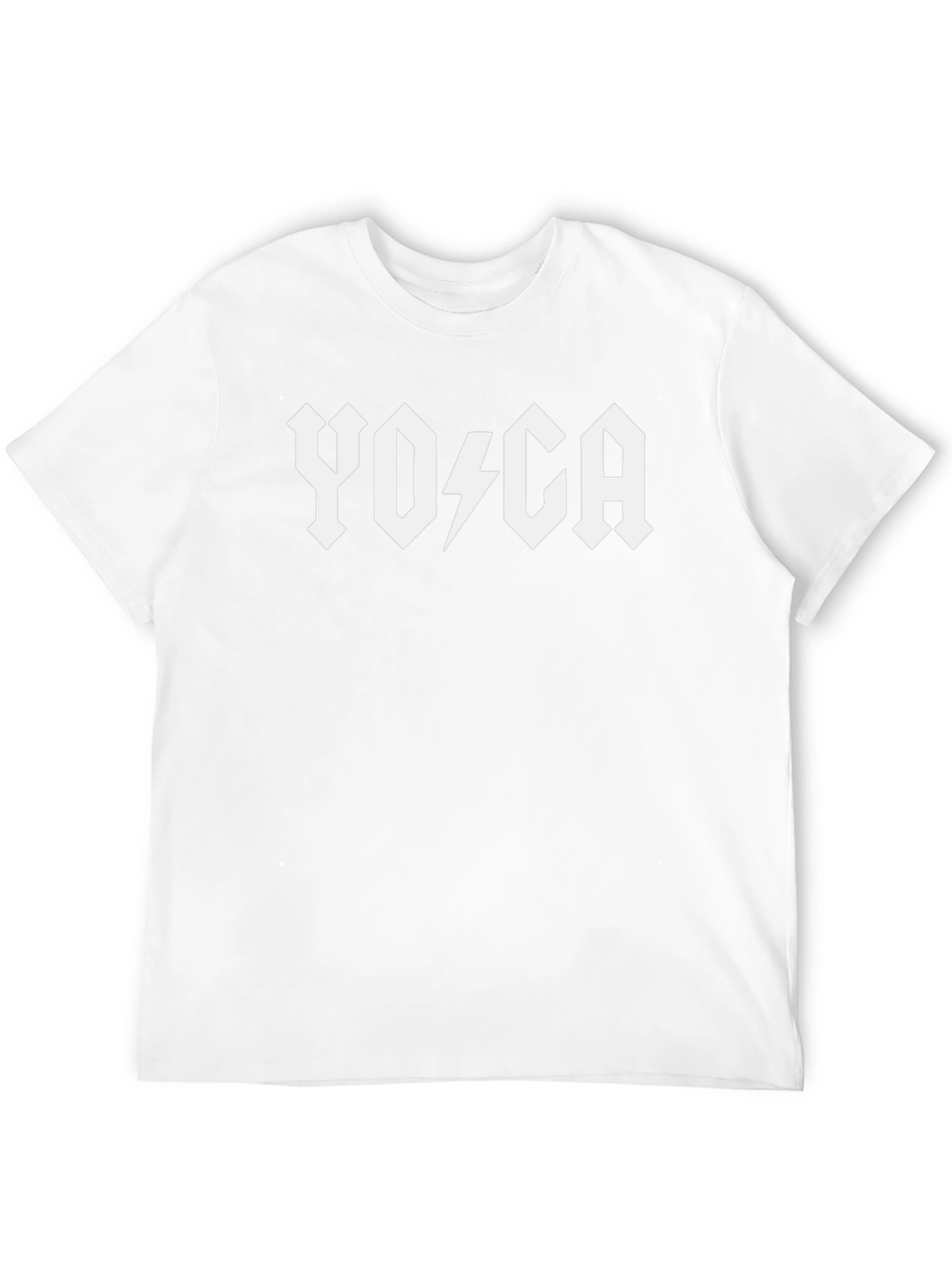 Yoga AC/DC Style Black T-Shirt