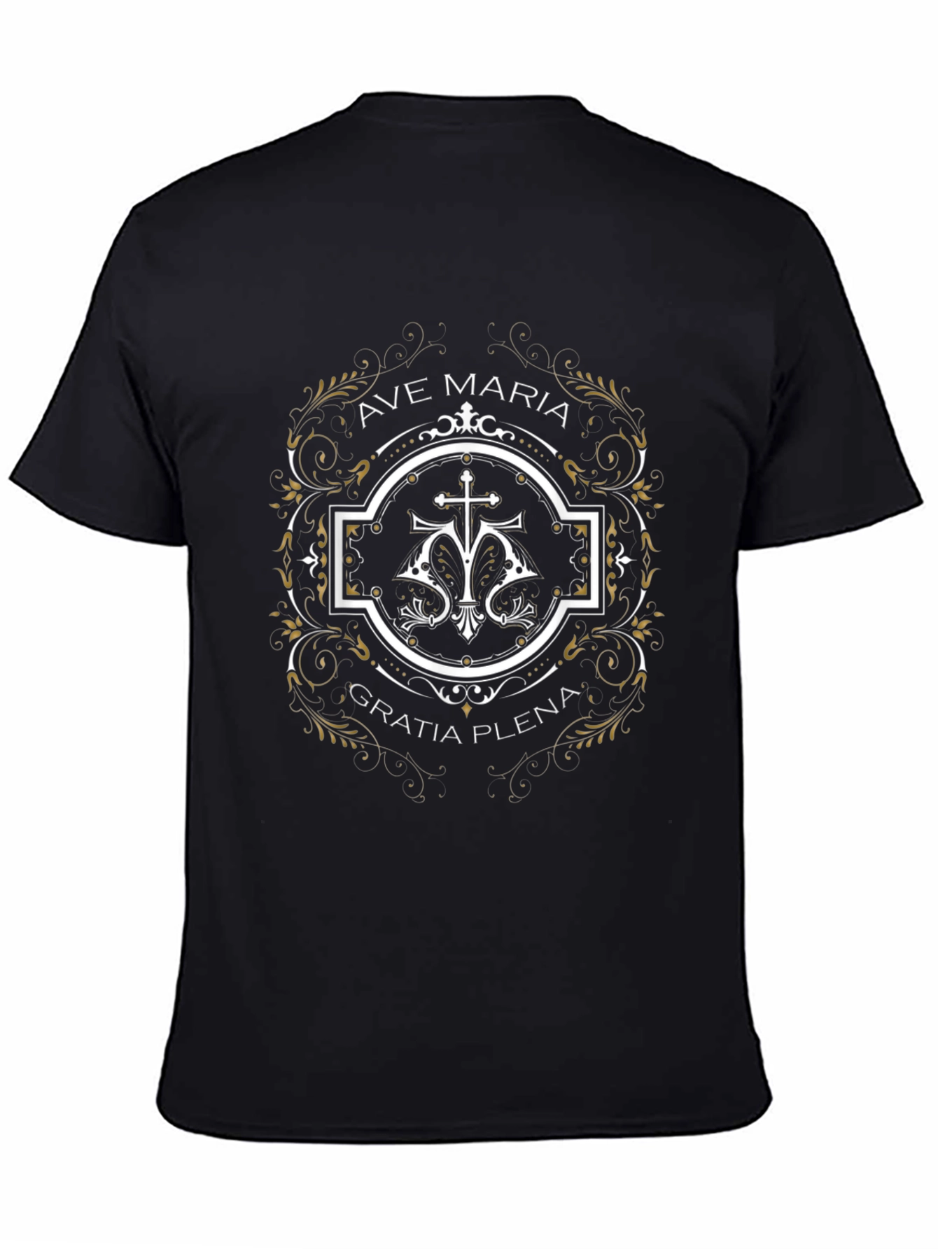 Ave Maria T-Shirt: Gratia Plena Graphic Tee