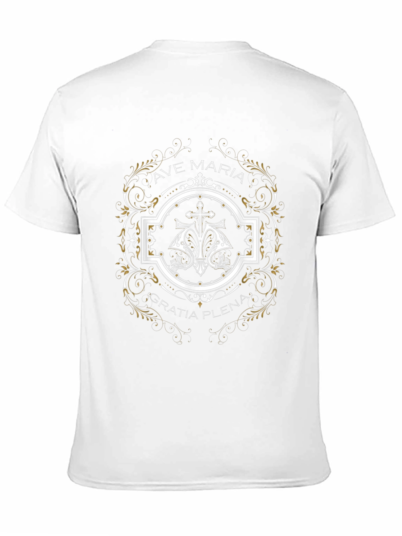 Ave Maria T-Shirt: Gratia Plena Graphic Tee