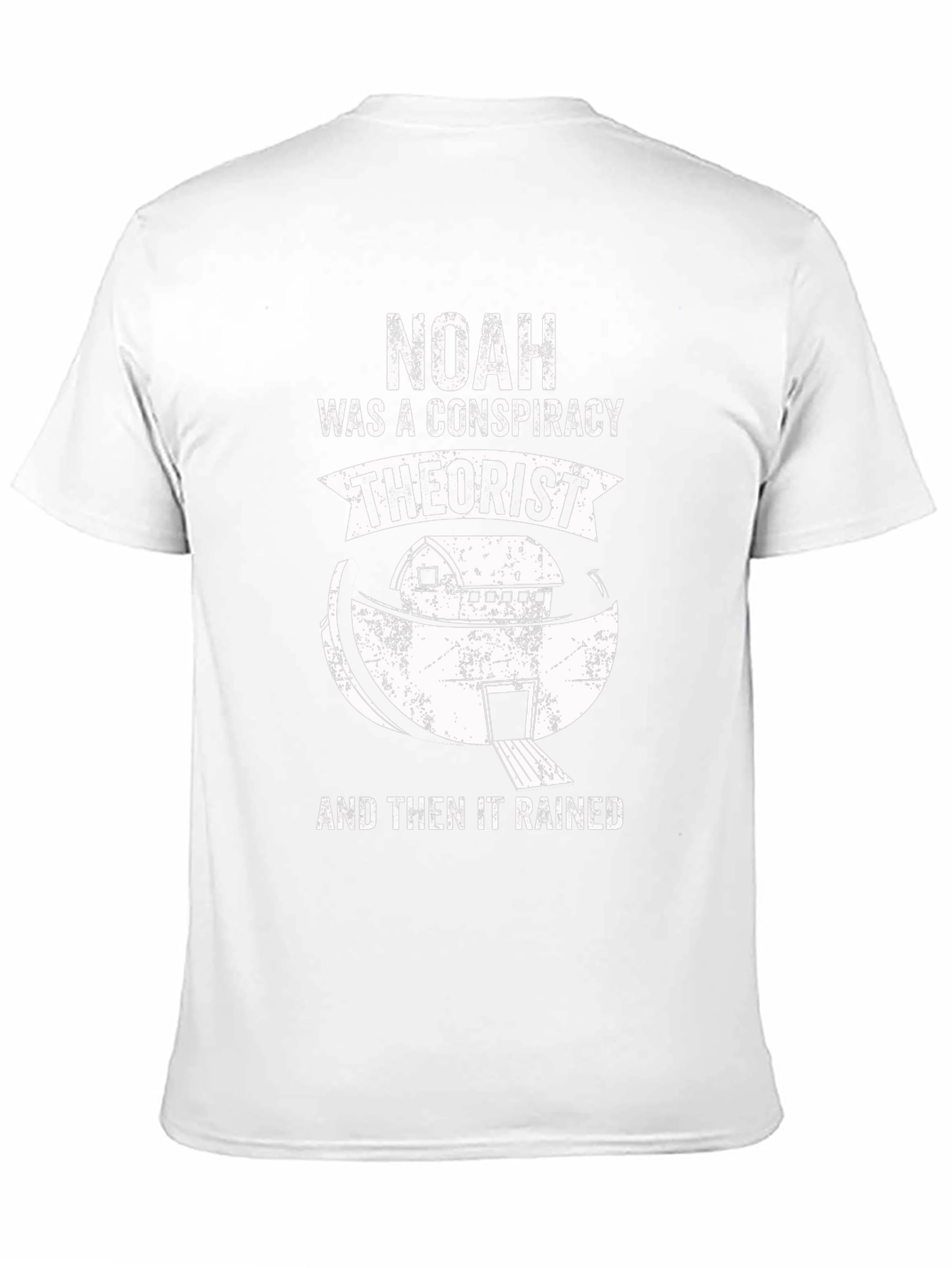 Noah Conspiracy Theorist T-Shirt - Funny Religious Tee
