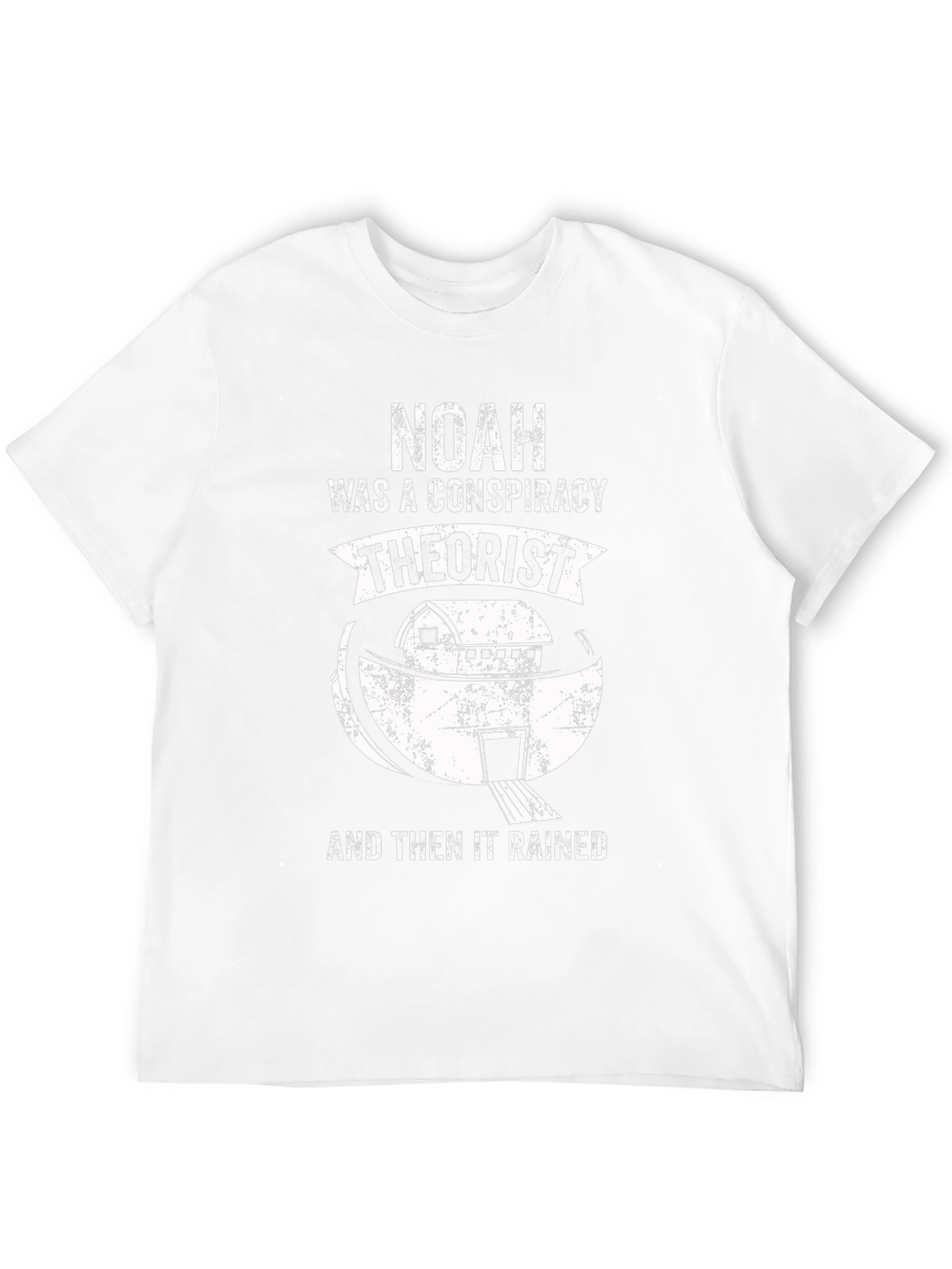Noah Conspiracy Theorist T-Shirt - Funny Religious Tee