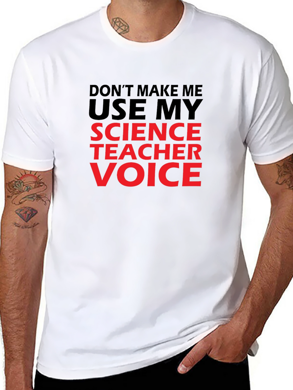 Science Teacher Voice Graphic T-Shirt