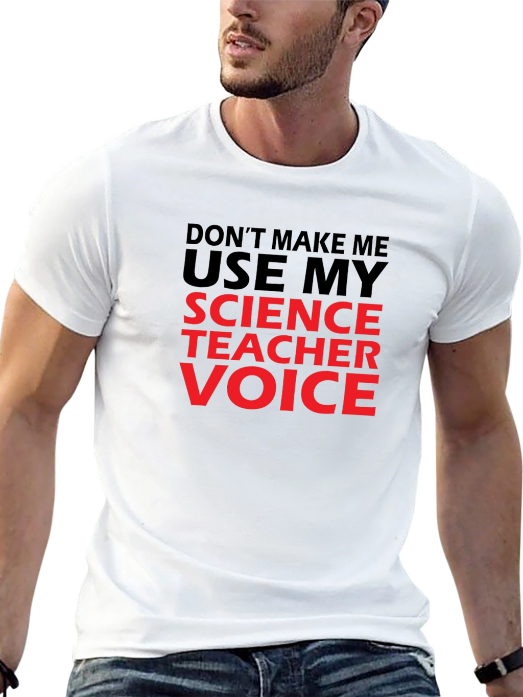 Science Teacher Voice Graphic T-Shirt