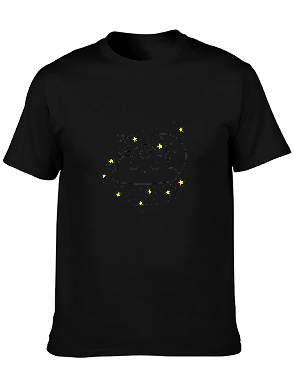 Dreamy Cloud Graphic Tee - Cute Sleepy Design