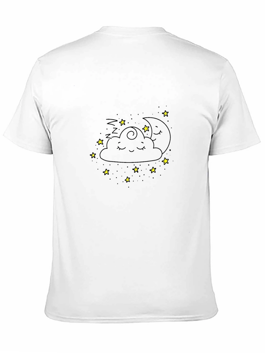 Dreamy Cloud Graphic Tee - Cute Sleepy Design