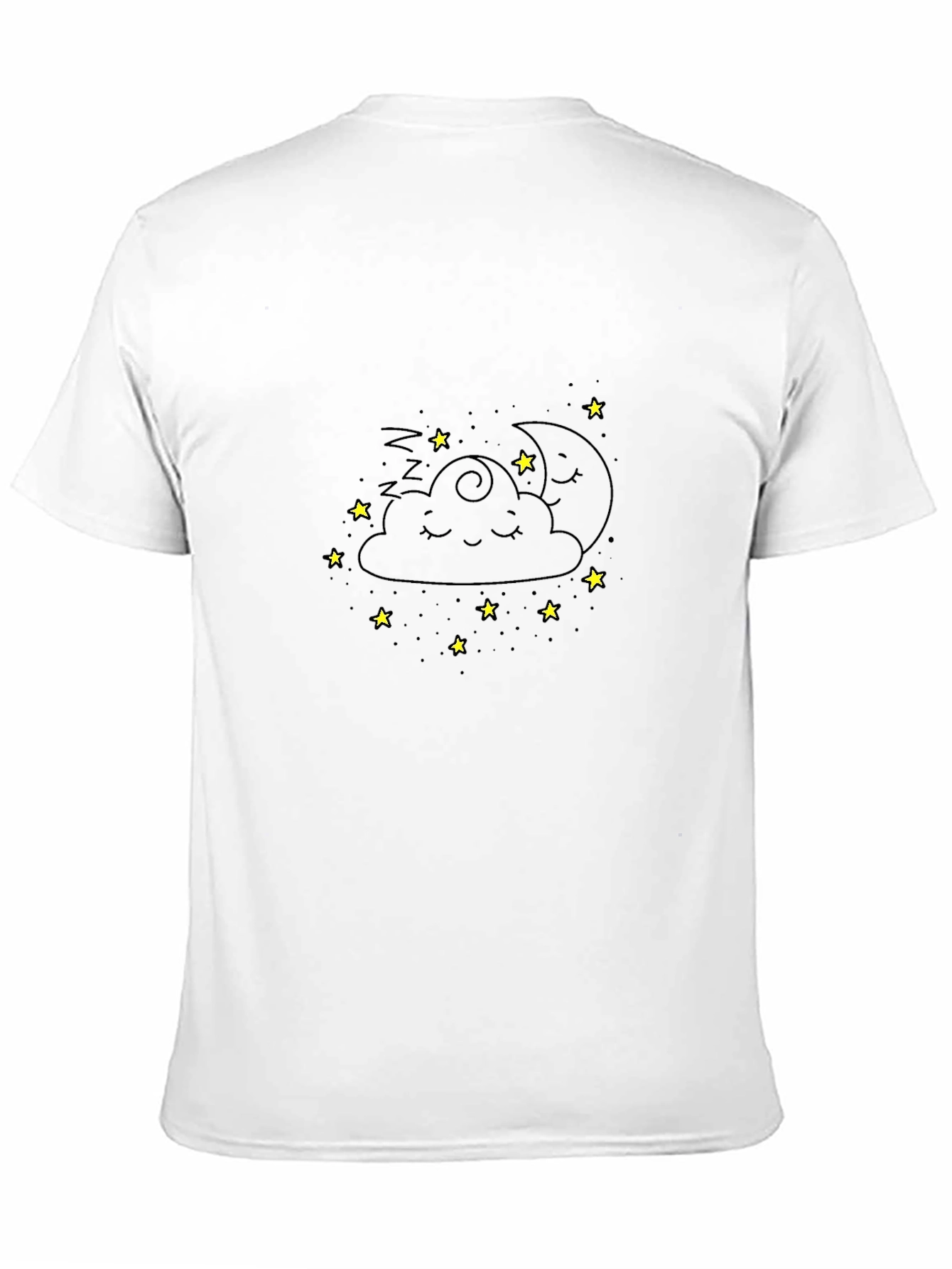 Dreamy Cloud Graphic Tee - Cute Sleepy Design