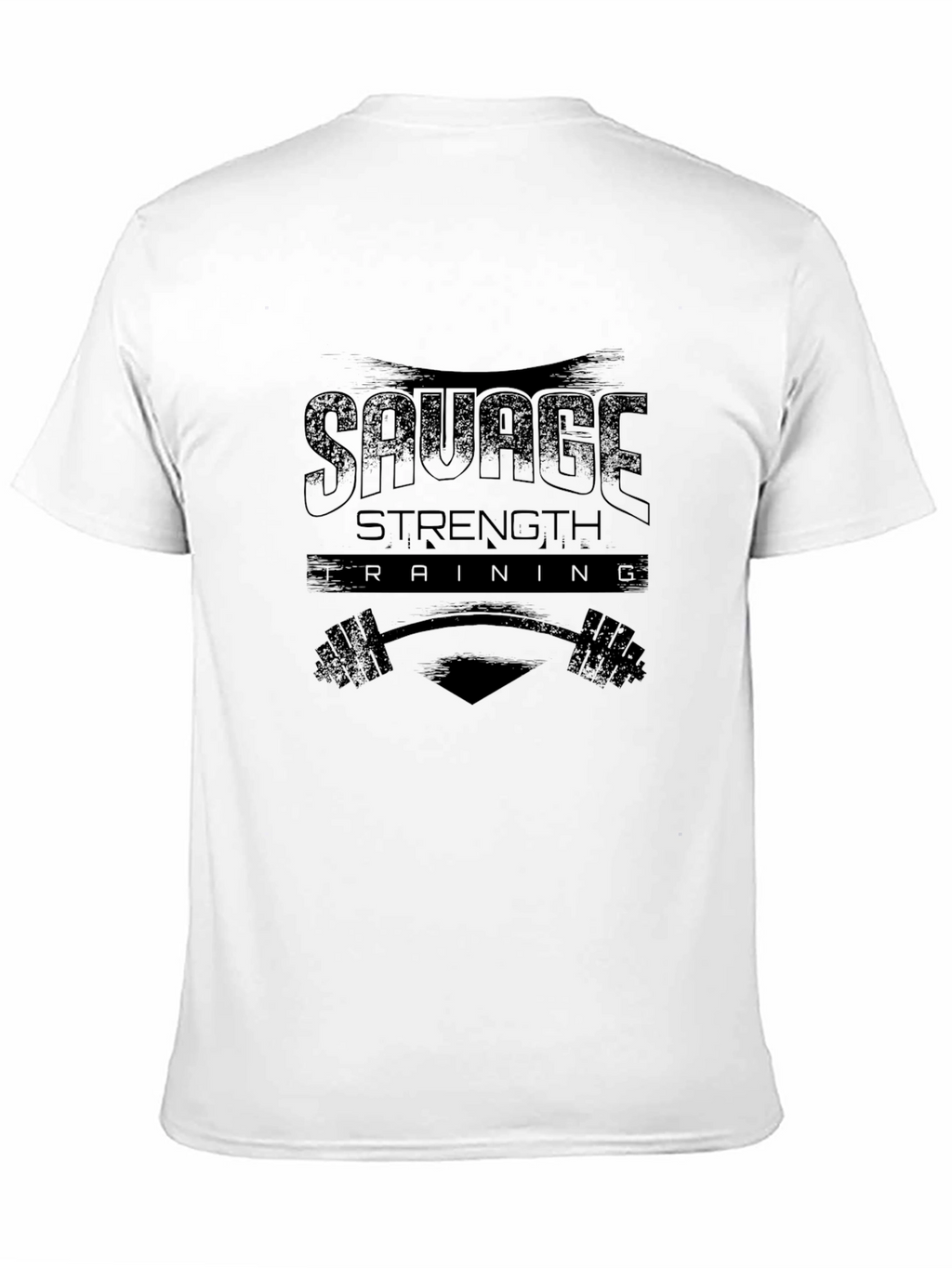Savage Strength Training T-Shirt - Black Gym Tee