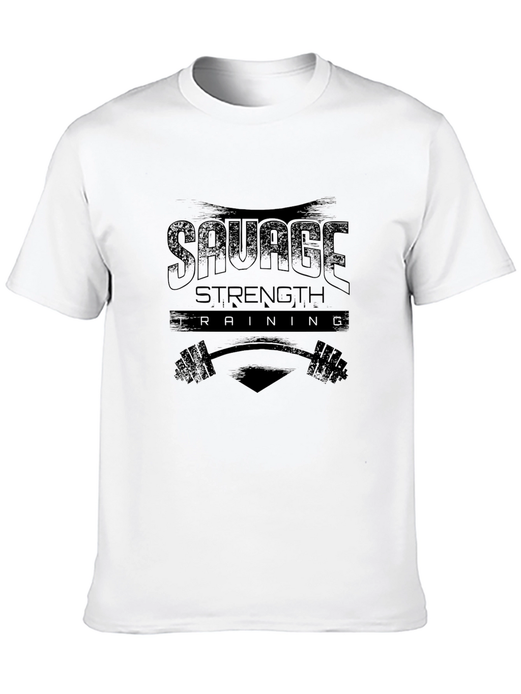 Savage Strength Training T-Shirt - Black Gym Tee