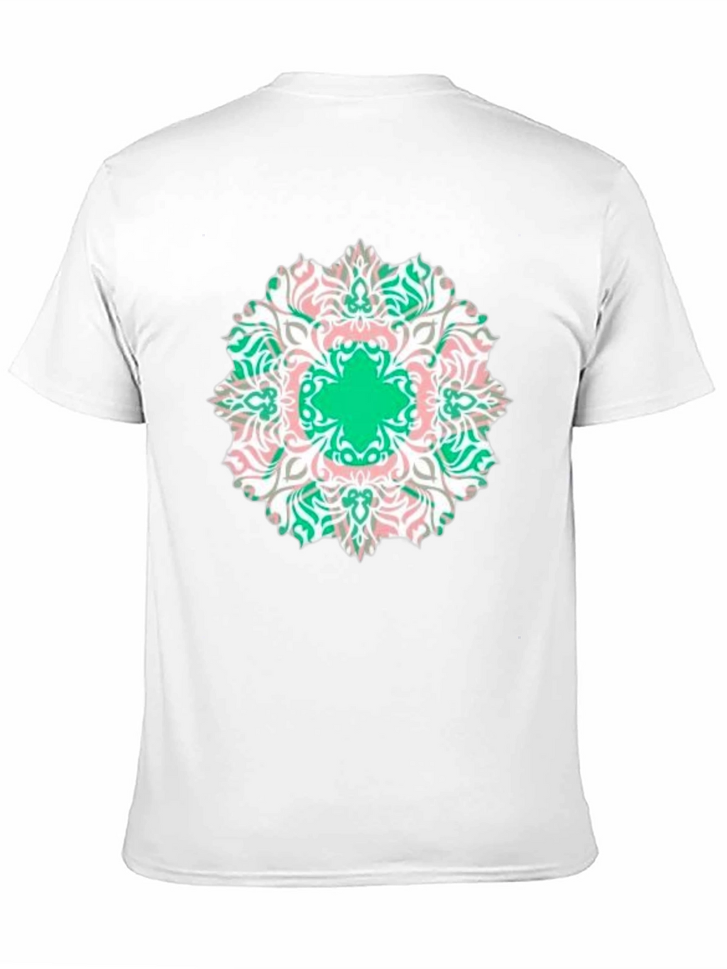 Mandala Print Black T-Shirt - Casual Style