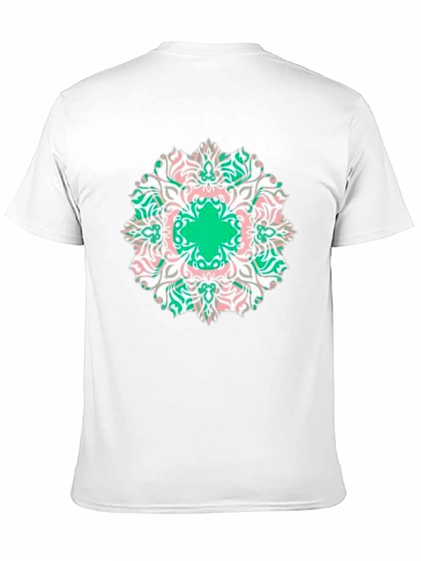 Mandala Print Black T-Shirt - Casual Style