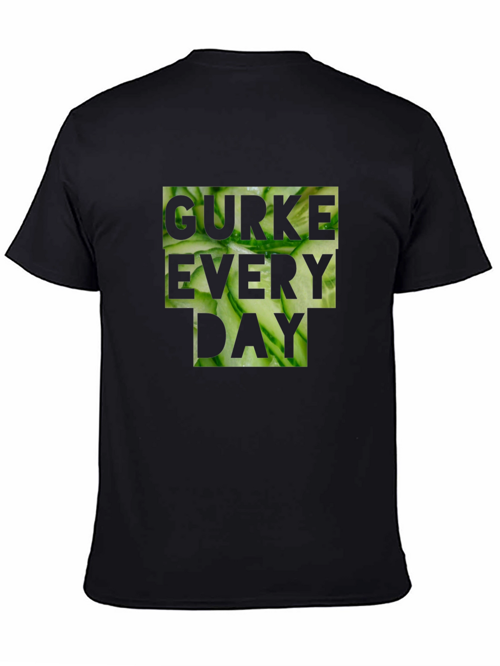 Gurke Every Day Black T-Shirt