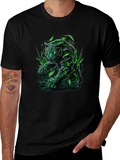 Green Tiger Graphic Tee - Unleash Your Wild Side!