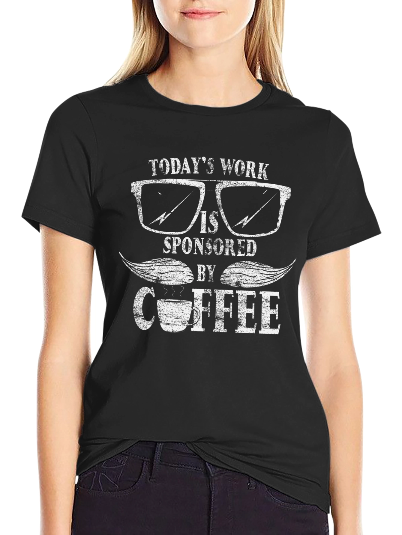 Coffee Sponsored Work T-Shirt