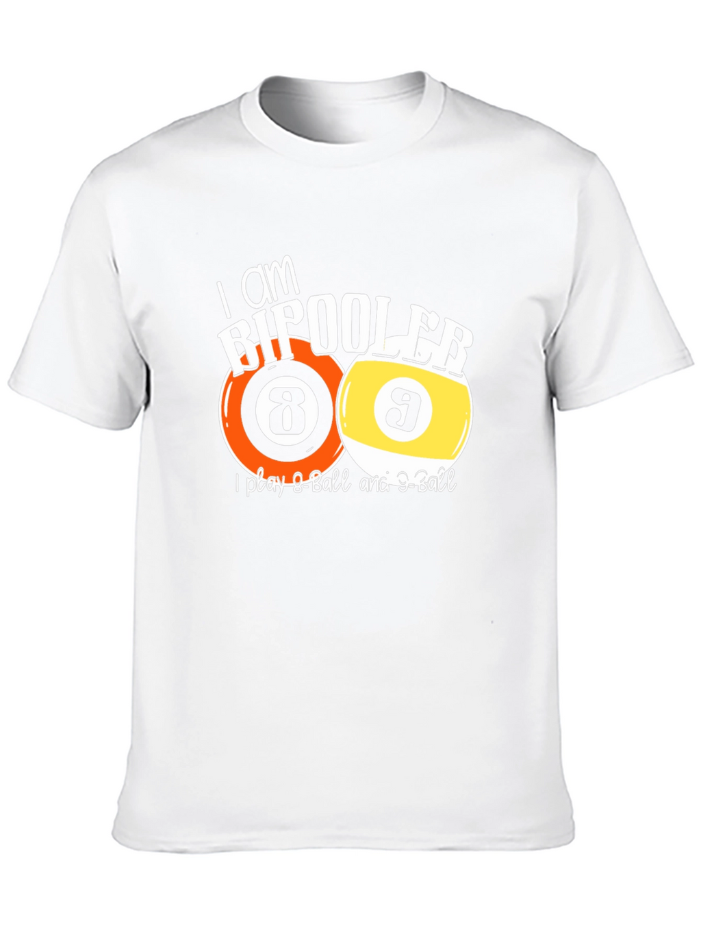 Bipooler 8-Ball & 9-Ball T-Shirt - Funny Billiards Tee