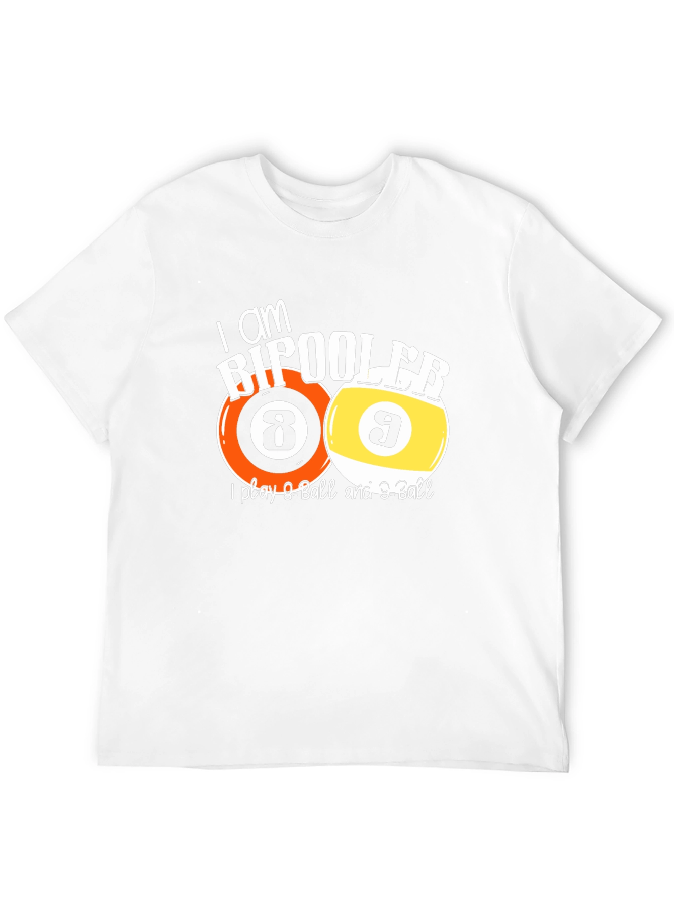 Bipooler 8-Ball & 9-Ball T-Shirt - Funny Billiards Tee