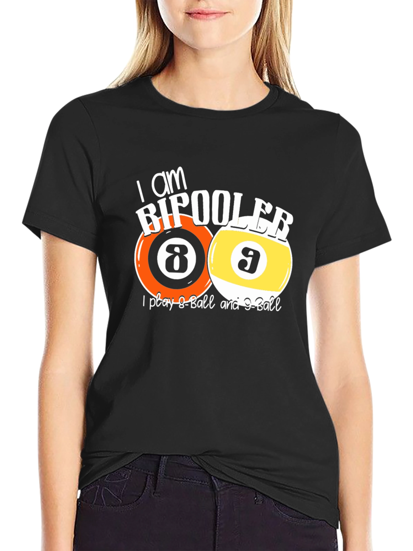 Bipooler 8-Ball & 9-Ball T-Shirt - Funny Billiards Tee