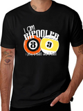 Bipooler 8-Ball & 9-Ball T-Shirt - Funny Billiards Tee