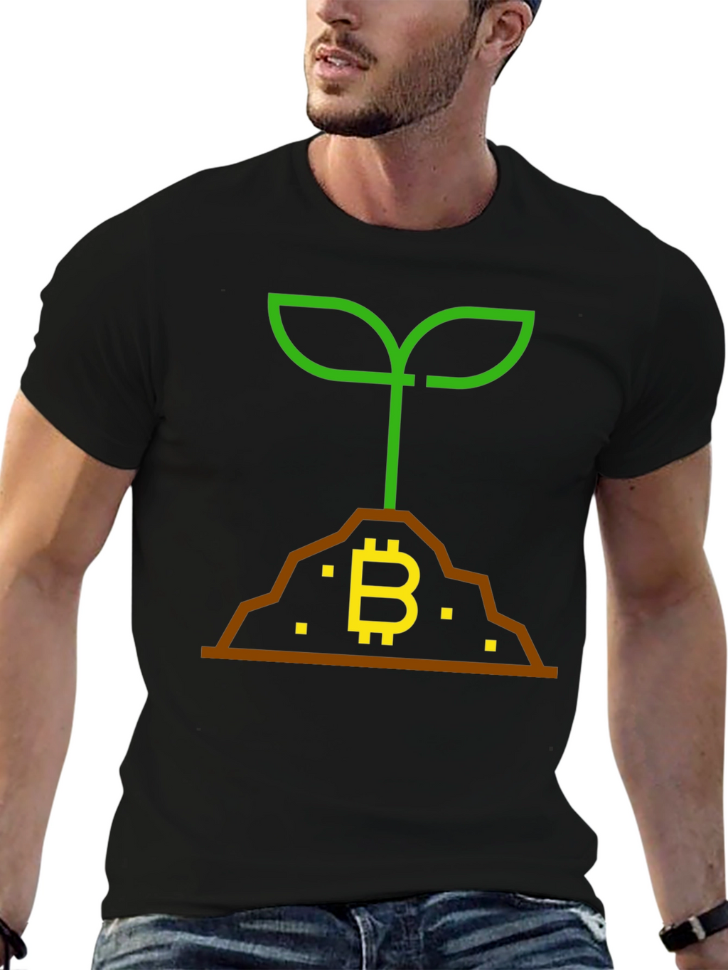 Bitcoin Sprout T-Shirt - Crypto Growth!